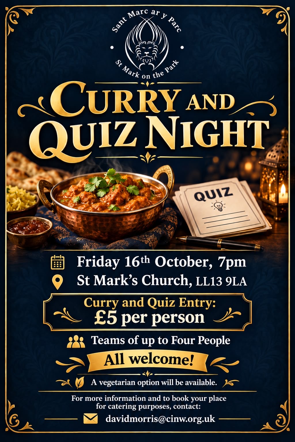 Curry and Quiz Night